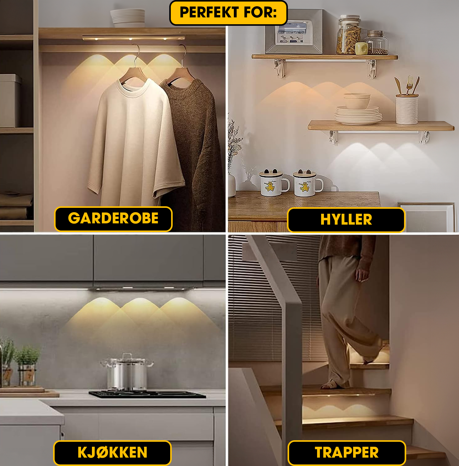 BrightLUX™ - Trådløs LED-lampe
