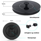 AquaGARDEN™ - Solcelledrevet fontene - NordKlover